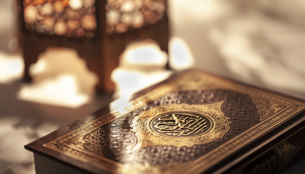 ornamental-arabic-lantern-with-burning-candle-glowing